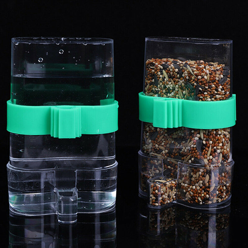 Automatic Water Trap Parrot Utensils Bird Feeder Cage Supplies Drinking Fountain