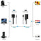 VGA To HDMI Output 1080P HD Audio TV AV HDTV Video Cable Converter Adapter  H8X9
