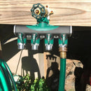 4 Ways Garden Hose Splitter-Garden Water Hose Splitter, Ball Valve Hose Con