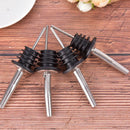 4x Liquor Spirit Pourer Free Flow Wine Bottle Pour Spout-Stopper Stainless S Gw