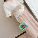 Transparent Stylish PVC Purse Clear Handbag Tote Fashion Shoulder Cross-body Bag
