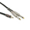 1x 3.5mm To 6.35mm Plug Splitter Adaptor Audio Cable for Mixer Amplifier Speaker