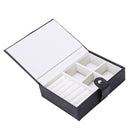 Pu Leather Jewelry Box Single Layer Ring Earrings Storage Box Jewelry Stora V6V8