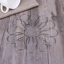Shower Curtain Rings Hooks 100 iron nickel plating Shower Ring I7P4