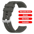 Sports Silicone Watch Band for Huawei Watch GT/GT Active 46mm (Dark Grey) A