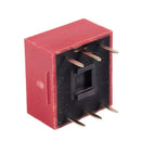 10 Pcs 2.54mm Pitch 3 Positions 6 Pin Red DIP Switch 3P V4W4