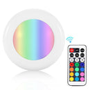 6pcs LED Colorful Home Pat Lamp Night Light Remote Control Wireless RGB