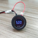 DC 12V Car Motorcycle Digital Voltmeter Voltage Gauge Meter Panel LED Display