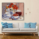 Vase Flower DIY Painting By Numbers Kit Canvas Oil Wall Art Home Decor Gift