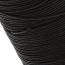 2 Rolls Round Waxed Cotton Cord String Jewellery Bracelet Necklace DIY 0.6mm