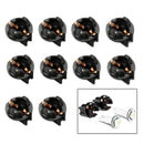 10x Twist Lock T10 W5W 168 192 194 Wedge Instrument Panel Dash Light Base S N Gw