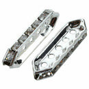 10 Pcs Rhinestone 5 Holes Spacers Beads 27x7.5mm