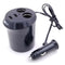 Cup Shape 2Way Car Cigarette Lighter Socket Dual USB Charger Splitter Adapter l-