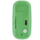 2.4GHz 1,000DPI Ultra-thin 3-Button Wireless Photoelectric Mouse (Green)
