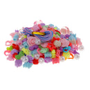 3-5mm Plastic Beads Assorted Colour Children Kids DIY Craft Supplies Lot