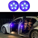 2pcs LED Car Door Warning Lights Anti Rear-end Collision Lamps (Blue 5LED)