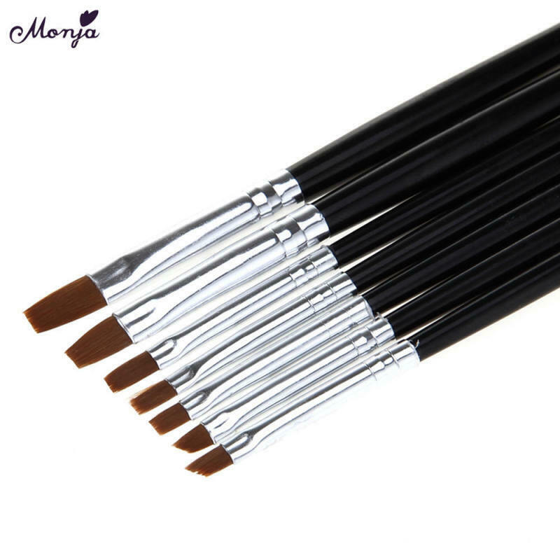 7pcs/set Nail Art Gel Design Pen PaInting Polish Brush Dotting Drawing To ZFH