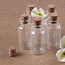 10pcs 7ml Clear Cork Bottle Vials For Wedding Holiday Decoration Christmas Gifts