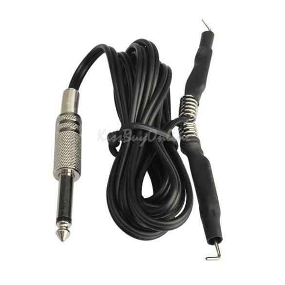 1 x New Clip Cord For Gun Ink Tip Machine Tattoo Power Supply K1B