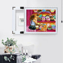 5D DIY Full Drill Diamond Painting Pretty Girl Home Cross Stitch (Girl02)