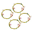 4pcs Angel Garland Charms Elf Theme Pendant DIY Jewelry Findings Gifts