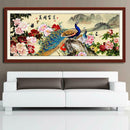 5D DIY Diamond Embroidery Painting Cross Stitch Flower Peacock Home Decor