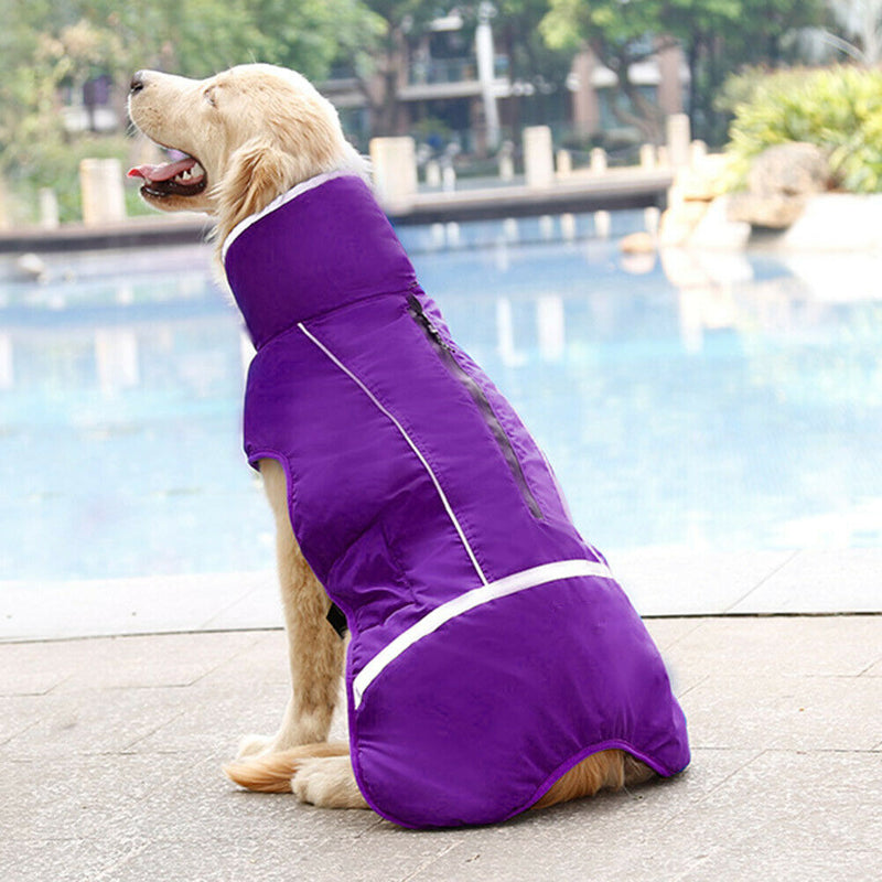 Pet Jacket Reflective Winter Warm Clothing Jacket Vest Waterproof Dog Cloth