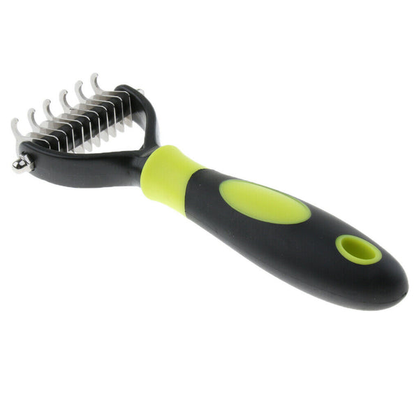 Stainless Steel Pet Grooming Comb for Dog Cat Hair Deshedding Rake Coomb for