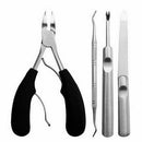 4Pcs Toenail Clippers Set Thick & Ingrown Nail lifer Nippers Set For Podiatrists