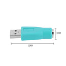 2pcs PS/2 Female to USB Male Adapters Converters for PC Keyboard Mouse Mice