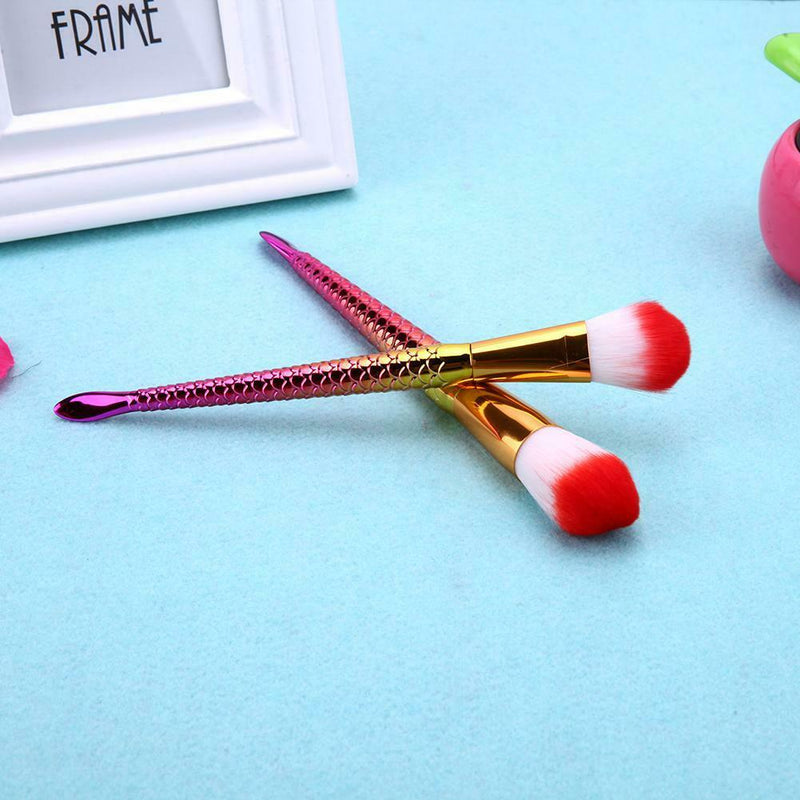 7pcs Makeup Foundation Eyebrow Eyeliner Blush Cosmetic Concealer Brushes A