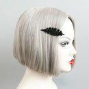 Black Leaf Plant Hair Clips Felt Handmade Hair Accessories for Women Kids G