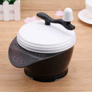 Manual Hair Color Mixing Plastic Bowl Dyeing Mixer Hairdressing Salon Tool