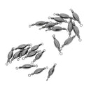 20pcs Fishing Rigs Barrel Swivels Quick Sinker Fishing Accessories 0.5/0.3 High