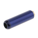 Pair 3.5mm 1/8" TRRS 4 Pole Female+Male Plug A/V Solder Connector Blue