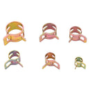 10 Pcs/Set Spring Pipe Clip Oil Water Air Tube Clamps Band Type Fastener B lj