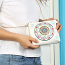 DIY Special Shaped Diamond Painting Chain Clutch Leather Crossbody Bags