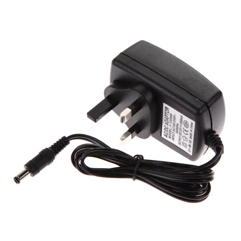 AC 100-240V Converter Adapter DC 5.5 x 2.5MM 12V 2A Charger UK Plug