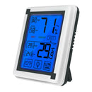 Digital Hygrometer Indoor Thermometer Humidity Gauge With Jumbo Touchscreen Q9G8