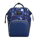 Star Sky Mommy Maternity Backpacks Nursing Baby Diaper Bags (Dark Blue)