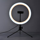 Portable 2 in 1 10 Inch LED Ring Light Fill-in Selfie Lamp Video Photo Desktop
