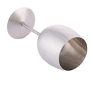 Stainless Steel Wine Glass Goblets Unbreakable Champagne Goblet Cup 300ml Party