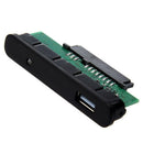 USB 2.0 External 2.5" IDE HDD Enclosure Case Blue For Laptop X5P5