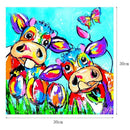 5D DIY Diamond Painting Colorful Animal Embroidery Cross Crafts Stitch Home
