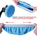16 Packs Car Polisher Pad Bonnet Set(5 To 6 Inches) Including 12 Packs Micr H9L3
