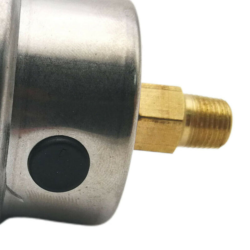 1pc Fuel Pressure Regulator Gauge 1/8" NPT White Back 0-160 BAR/0-160 PSI