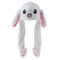 Rabbit Hat Ear Moving Jumping Hat Funny Bunny Plush Hat Cap For Women Girls