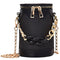 Women'S Bucket Summer Handbag New Korean Fashion Chain Small Round Bag Stit M6U5