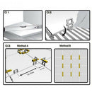 100/bag Tile Leveling System 50 Clips+50 Wedges Tile Leveler Spacers