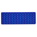 Laboratory Lab Plastic 60 Sockets 11mm Diameter Test Tube Stand Holder Blue V4Q6